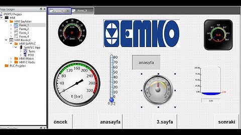 Emko Proop HMI Sayfa / Form Geçişi, Çağırma, Değiştirme İşlemi Nasıl Yapılır? Yerli Operatör Panel