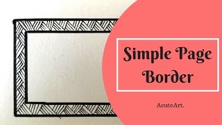 Simple Page Border