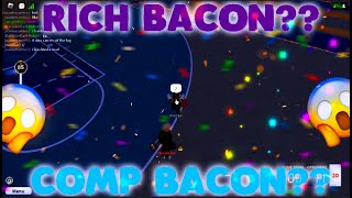 Hoopz, But i Play As a RICH BACON...    | Roblox Basketball Hoopz  