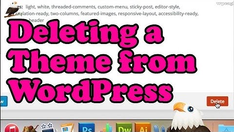 Deleting a Theme from Your Wordpress Website