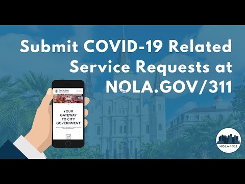 Submit COVID-19 Related Service Requests Online