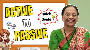Active to Passive Voice: Quick & Easy Guide (4-Minute Lesson!) | English Grammar | Usha Pandit