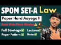 SPOM SET-A LAW | How To Clear❓Full Strategy 💯| CA Final | Revision Lectures | Notes | CAwithVaibhav