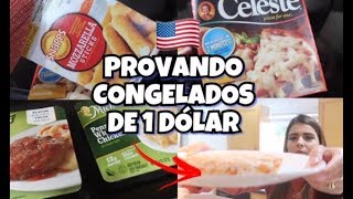 PROVANDO CONGELADOS DE 1 DÓLAR | É BOM?