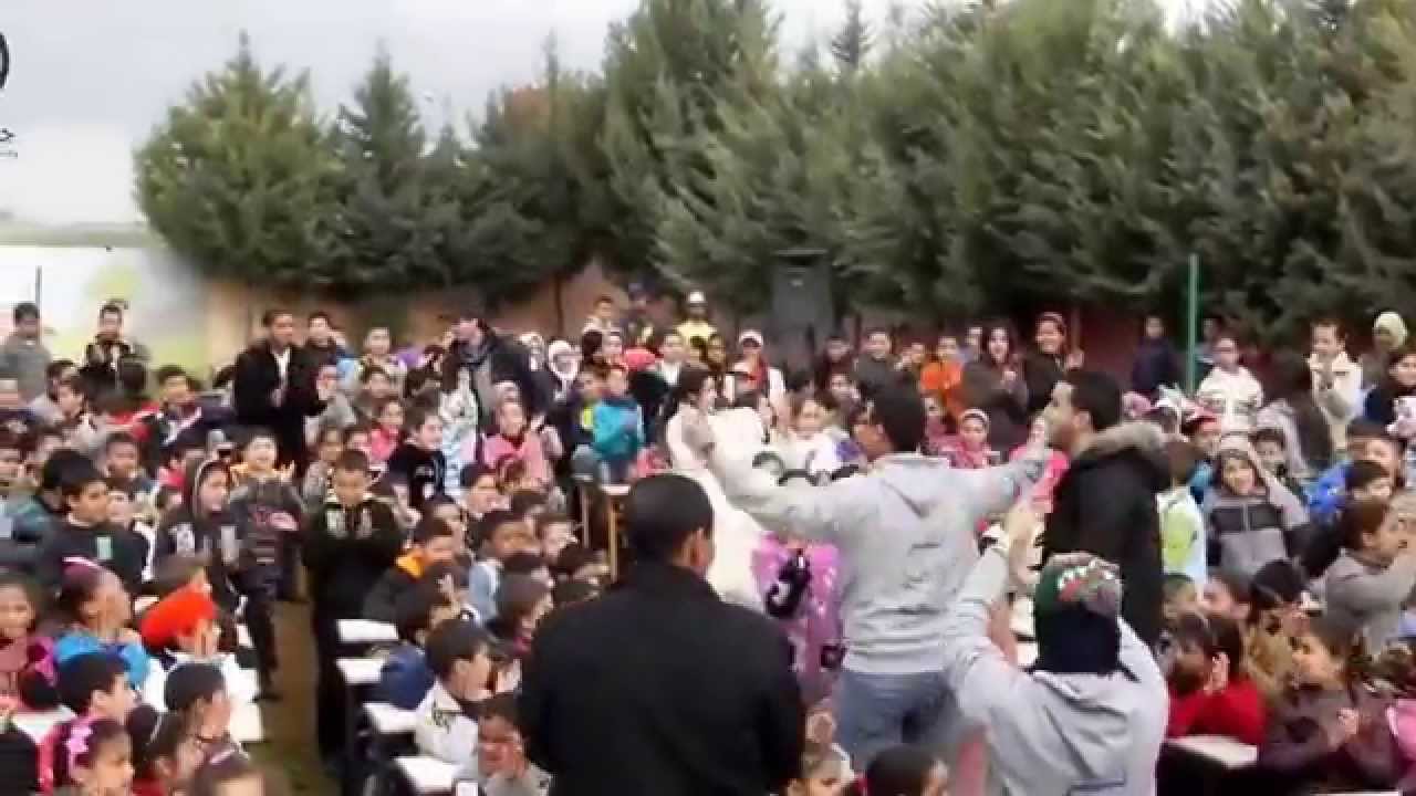 قافلة شتاء الخير الثانية ...بمدرسة النرجس بعين تاوجطات