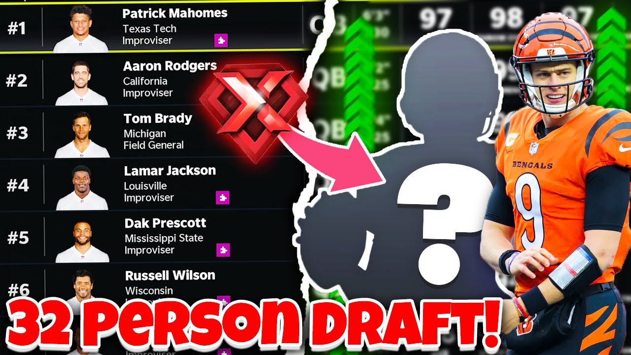 I Drafted The YOUNGEST Team in my 32 Person Fantasy Draft! Madden 22 Franchise