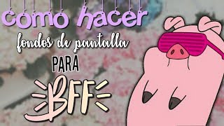 COMO HACER FONDO DE PANTALLA PARA BFF|Sky Edits ☁✨ screenshot 1