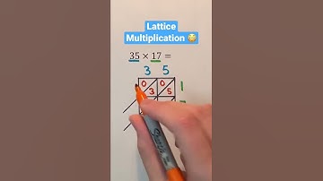 Lattice Multiplication 😳 #Shorts #math #maths #mathematics #multiplication #education #learn