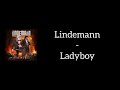 Lindemann  ladyboy lyrics