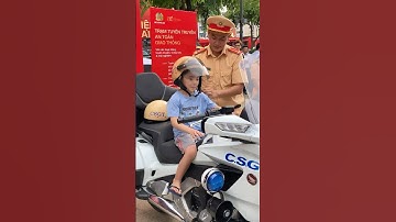 Trải nghiệm xe cảnh sát giao thông tại vinh quang công an nhân dân Việt Nam #shorts #short #csgt