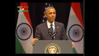 US President Barack Obama's speech at Sirifort Auditorium