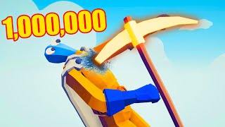 1000000 DAMAGE PICK AXE - TABS Totally Accurate Battle Simulator