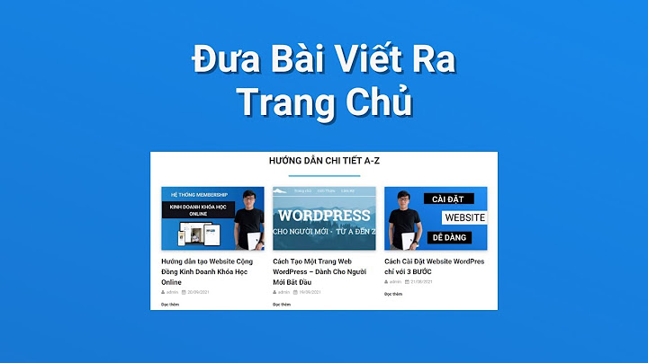 Hướng dẫn hiển thị trang đang xây dựng trên wordpress