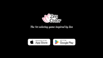 Zen Color Paint by Number App Seaside Villa Palm Trees Summer Dream Vacations #zencolor