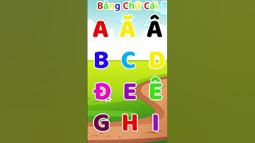 BẢNG CHỮ CÁI TIẾNG VIỆT