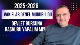 Vakıflar Genel Müdürlüğü Bursunu Kaçırma Kimler Başvursun