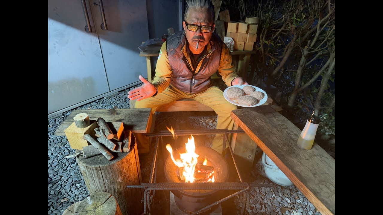炎の達人が作る🔥美味しいハンバーグと✋簡単にできるデミグラソースで朝食を食べる✌️😁