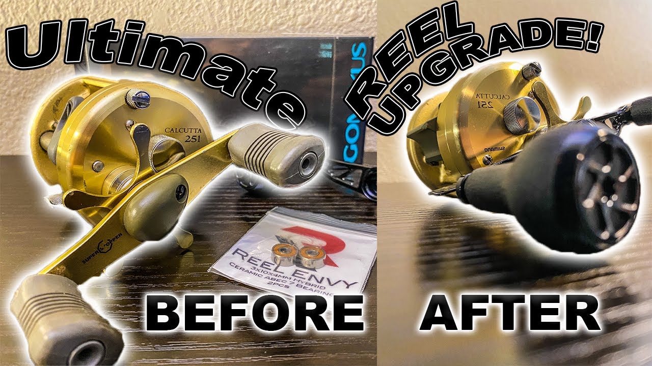 Upgrading & Testing A 1992 Shimano Calcutta (Gomexus Handle/ Reel Envy Ceramic Bearings)