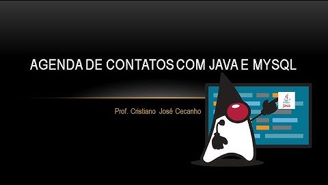 Agenda de Contatos com Java e MySQL - Aula 12