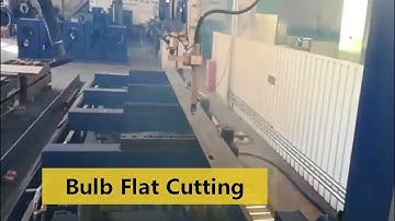 Ship Profiler Cutting Bulbs Flat | Automated Profile Cutting Machine-Robotic Profile Coping Machine