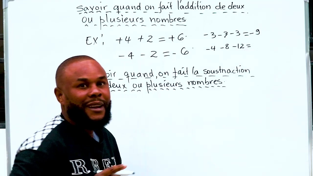 Addition et soustraction de deux ou plusiuers nombres