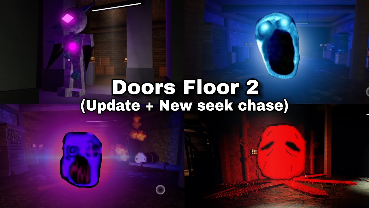 DOORS FLOOR 2 - New Seek Chase (Gameplay) 