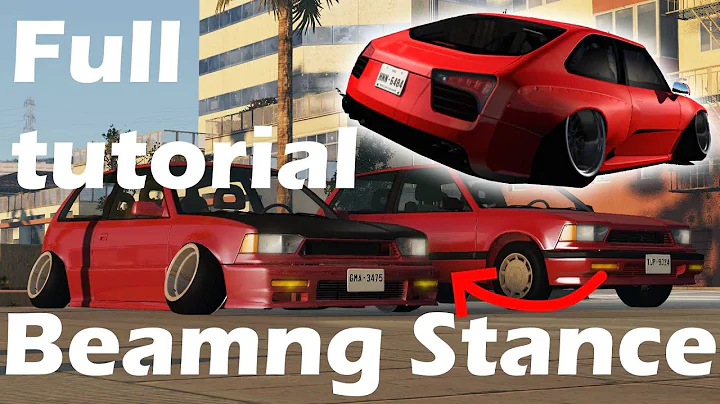 How to stance ANY car on beamng (or almost) | WideFap Mod In-depth tutorial
