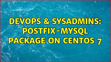 DevOps & SysAdmins: postfix-mysql package on CentOS 7