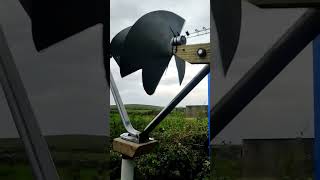 Archimedes wind turbine (Part 2) #homemade #windturbine #diy #motor