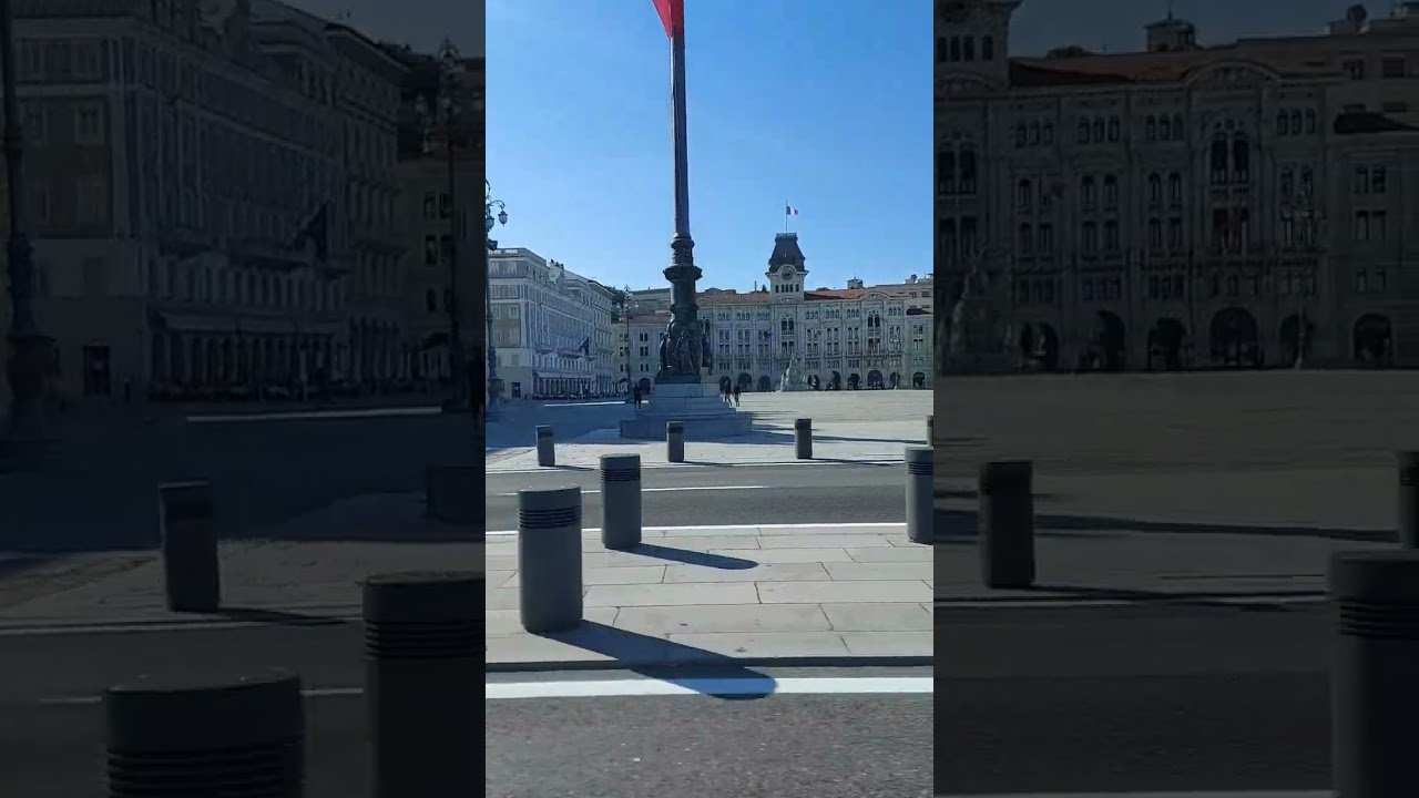From Trieste "Piazza Unità d'Italia "the largest open square on the sea in Europe