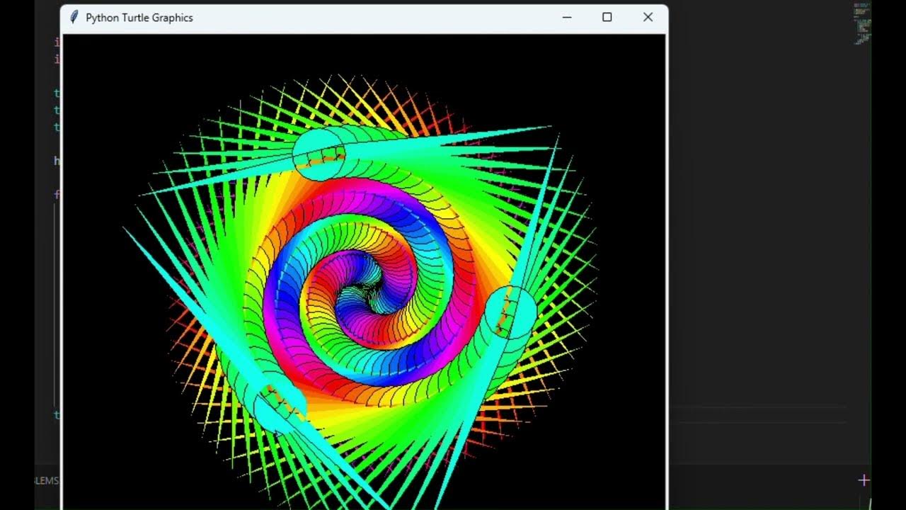 turtle graphics in python #pyhton #turtle - YouTube