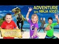 Escape the Sneaky Spy with Ninja Kidz TV! Mysterious Treasure Map Storytelling Adventure!