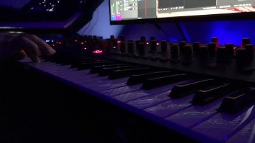 Stranger Things Opening Soundtrack with the Moogs Matriarch/Grandmother/DFAM and DSI OB-6