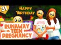 SERIES FINALE 💗The Sims 4 Runaway Teen Pregnancy 💗 #31 THE TWINS AGED UP