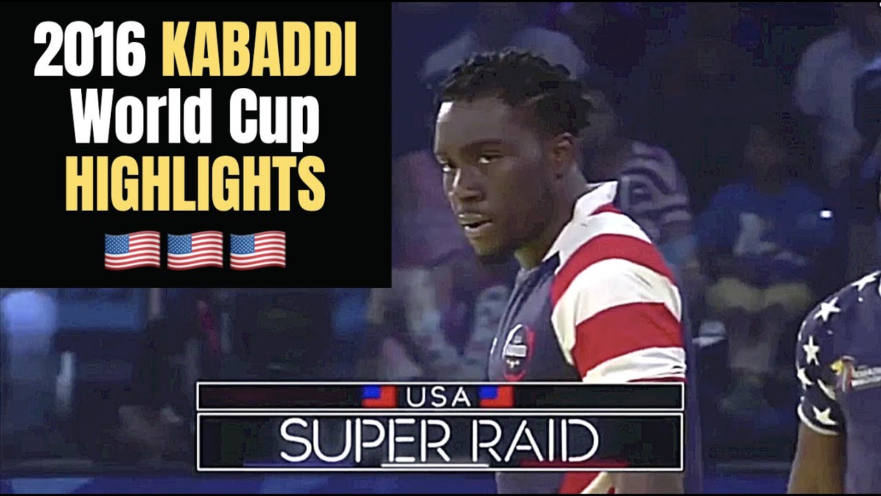 USA HIGHLIGHTS   2016 Kabaddi World Cup