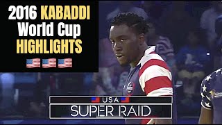 USA HIGHLIGHTS - 2016 Kabaddi World Cup screenshot 3
