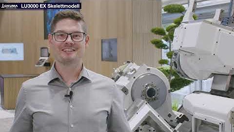 EMO Hannover 2025 - 2-Sattel-Drehmaschine: LU3000 EX als Skelettmodell