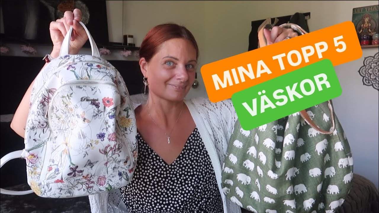 Mina Topp 5 väskor! -vågar jag visa er vad som finns i väskorna?! 