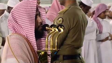 تلاوة رائعة....👍🏻👍🏻ما شاء الله تبارك الرحمان.... بلبل الحرمين...