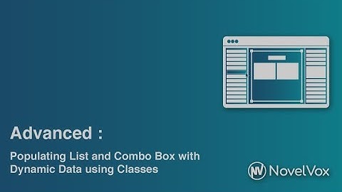 04 Advanced: Populating List and ComboBox with dynamic data using classes (FGD for Cisco Finesse)