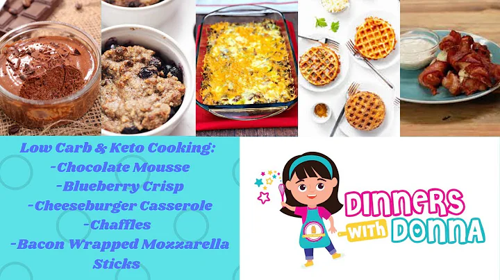 Cooking Low Carb & Keto Recipes- Chaffles, Cheeseb...