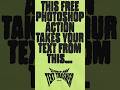 Text Trasher from Studio AAA #photoshop #freepsd #graphicdesign #adobe #photoshoptutorial