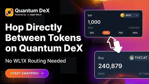 Multi Hop Explainer - Hop Between Tokens on Quantum DeX