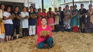 Spawning process of Mushroom Cultivation | Divya Rawat