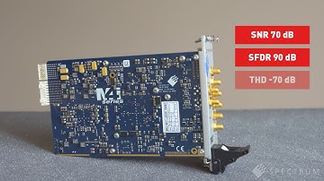 Spectrum M4x.44xx PXIe Digitizer with 500 MS/s 14 bit and 250 MS/s 16 bit