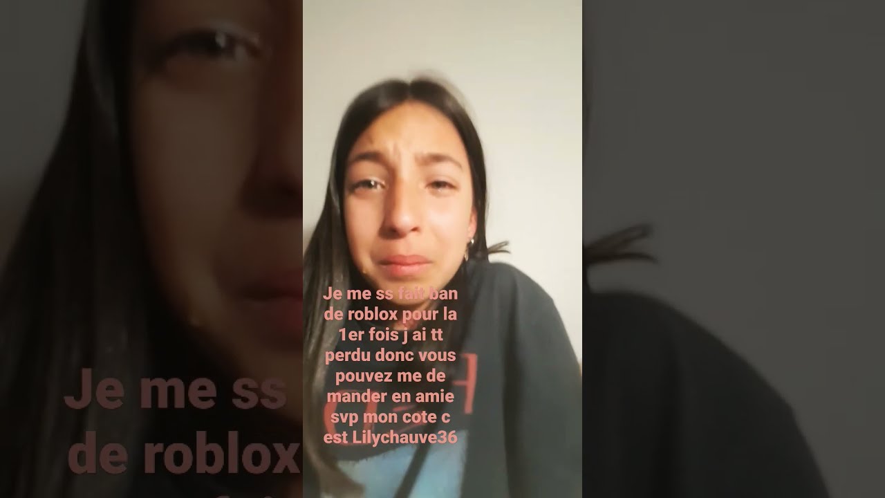 Je Me Ss Fait Ban De Roblox Ne Sais Pas Pk