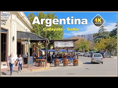 4K DRIVE Cafayate - Salta ARGENTINA driving vlog