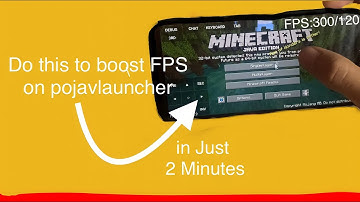 How to boost FPS in Pojavlauncher Easy (ANY DEVICE NO CRASH)
