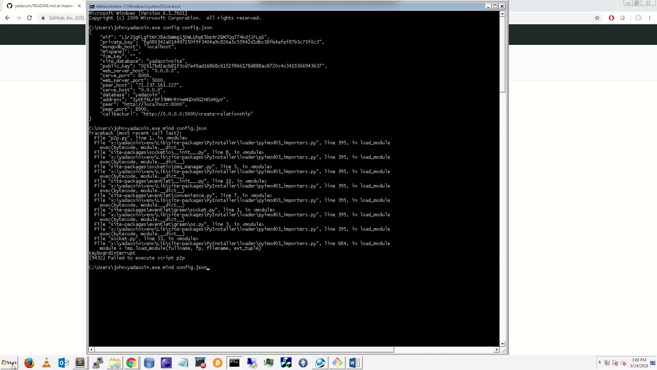 How to setup YadaCoin v1.2.0 on Windows to mine YadaCoins!
