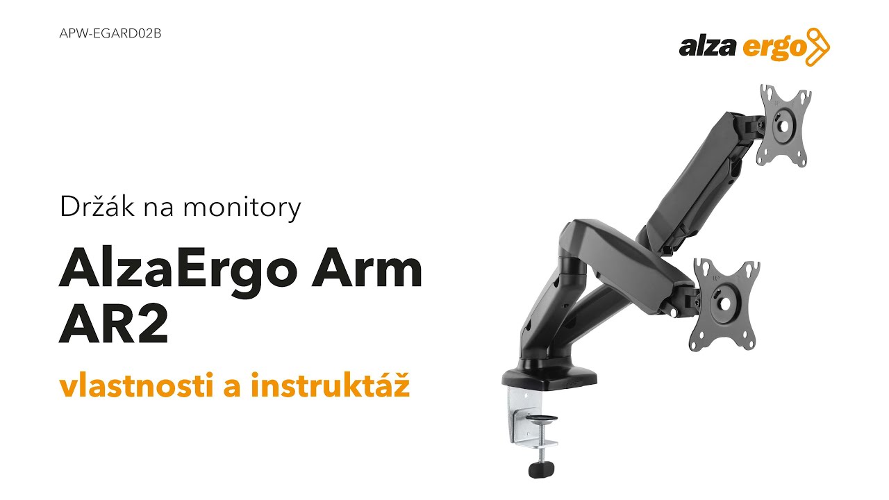 AlzaErgo Arm AR2.1 černý za 1 690 Kč - Držák na monitor | Alza.cz